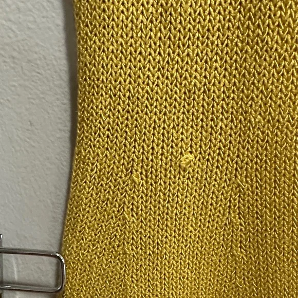 Meshki Anna Flare Sleeve Knit  Dress Yellow - Picture 5 of 16